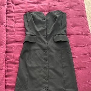 Banana Republic Black Strapless Dress